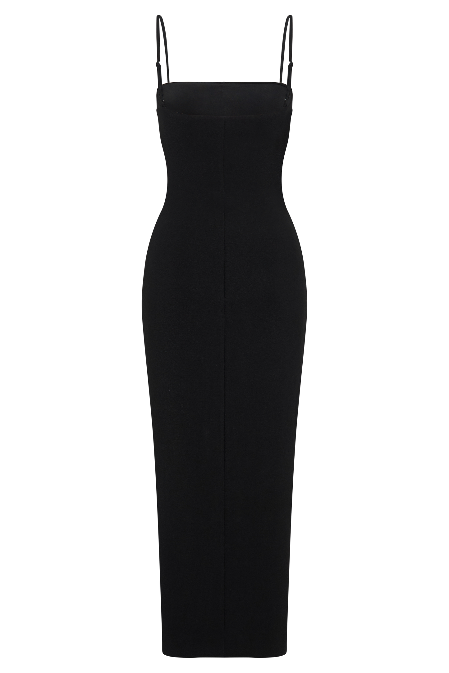 Robe Maxi en Crêpe Delia - Noir