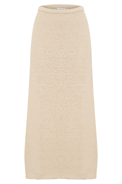Jupe Maxi Boucle Moira - Blé