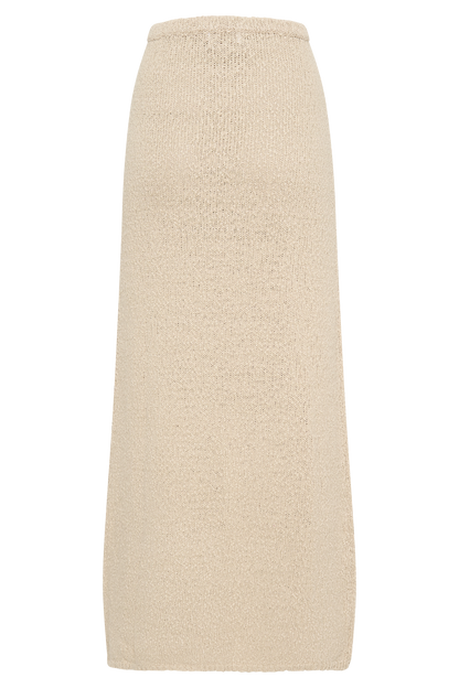 Jupe Maxi Boucle Moira - Blé