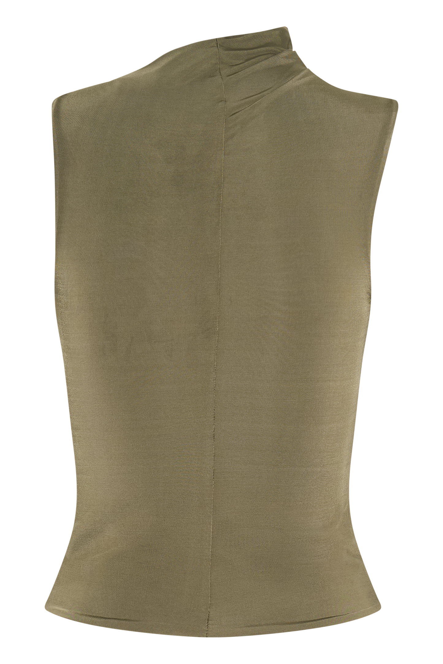Haut moulant sans manches Hadleigh - Olive foncé