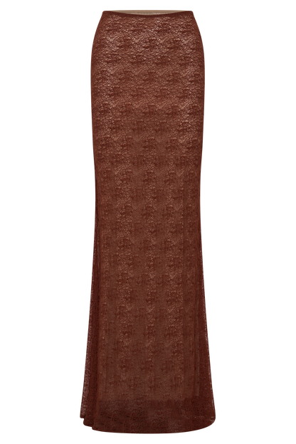 Jupe Maxi en Dentelle Transparent Robyn - Chilli