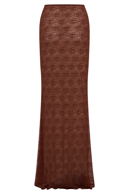 Jupe Maxi en Dentelle Transparent Robyn - Chilli