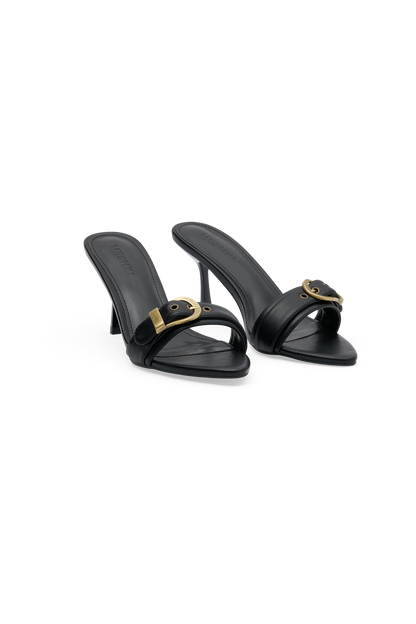 Colleen, talons à boucle - Noir