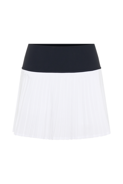 Jupe de sport plissée Denver - Noir/Blanc