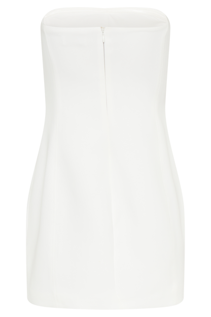 Mini-robe Maci en crêpe - Blanc