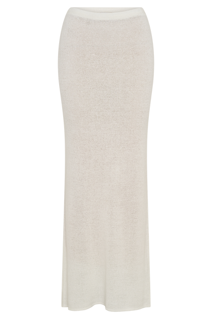 Jupe Maxi Tricot Phoebe - Ivoire