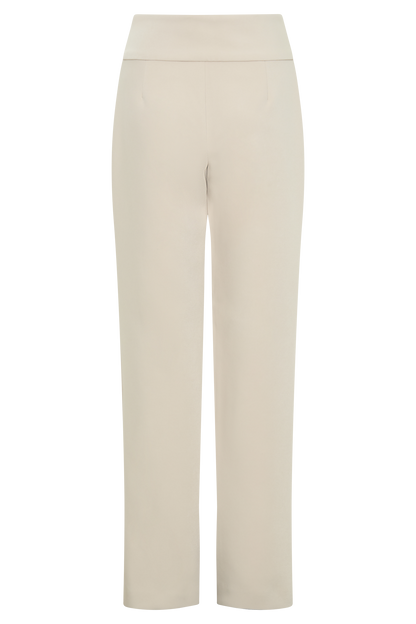 Pantalon tailleur droit Lindie - Sable