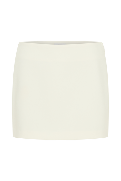 Jupe mini-tailleur Aisha - Ivoire