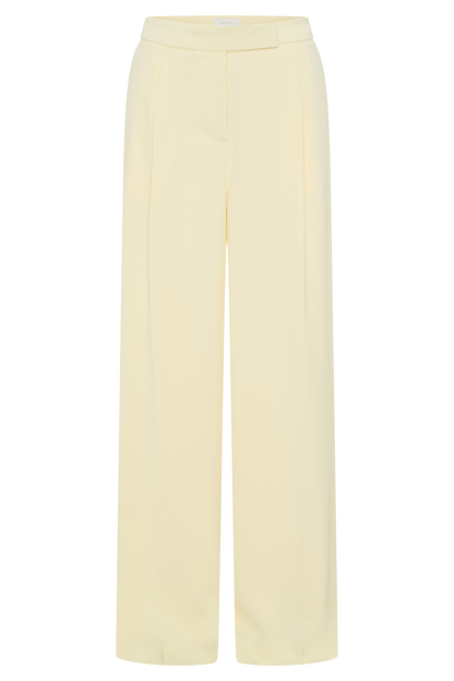Pantalon large Faith Suiting - Crème citron