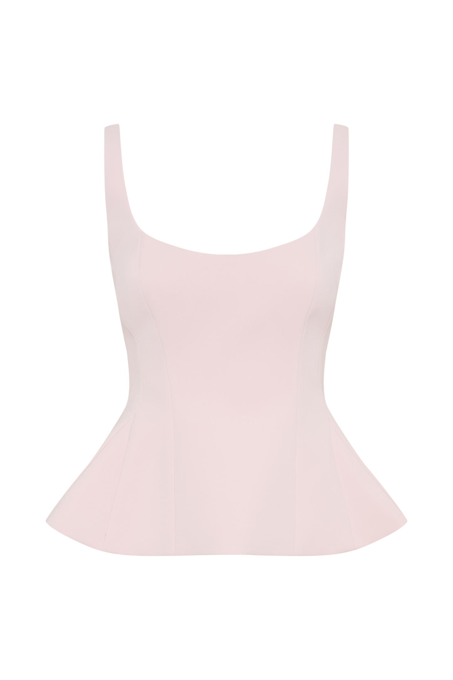 Top à peplum Korrie - Rose poudré