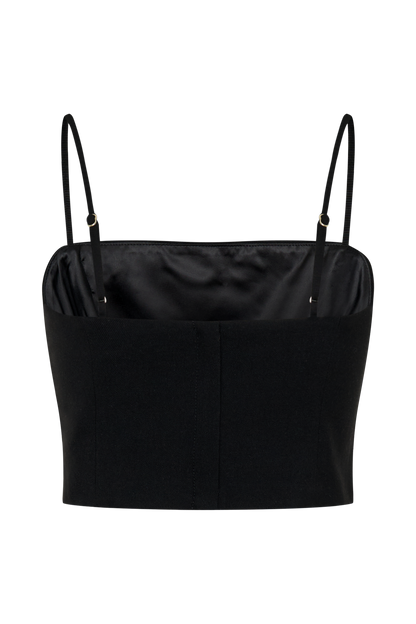 Crop Top de Costume Grace - Noir