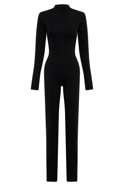 Combinaison en jersey de scuba Margaery - Noir