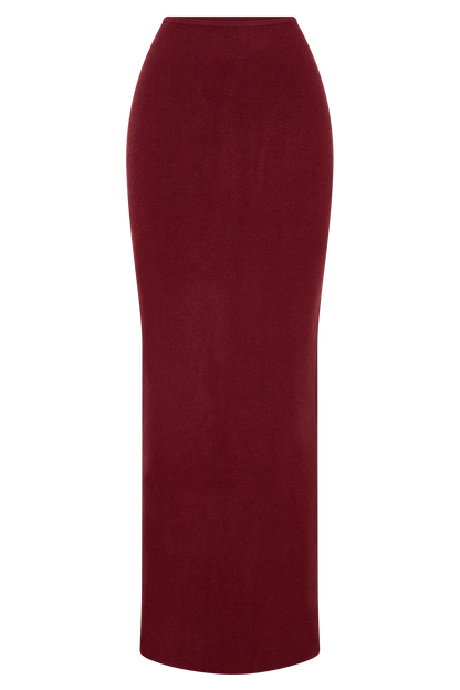 Jupe Maxi Tricot Kyle - Rouge Cerise