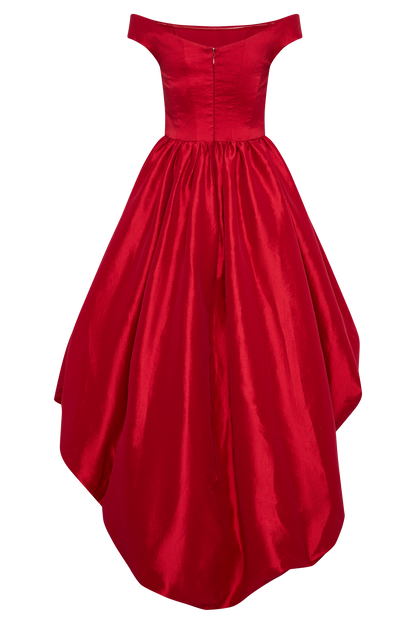 Robe Maxi Bulle Amelia - Rouge Rubis