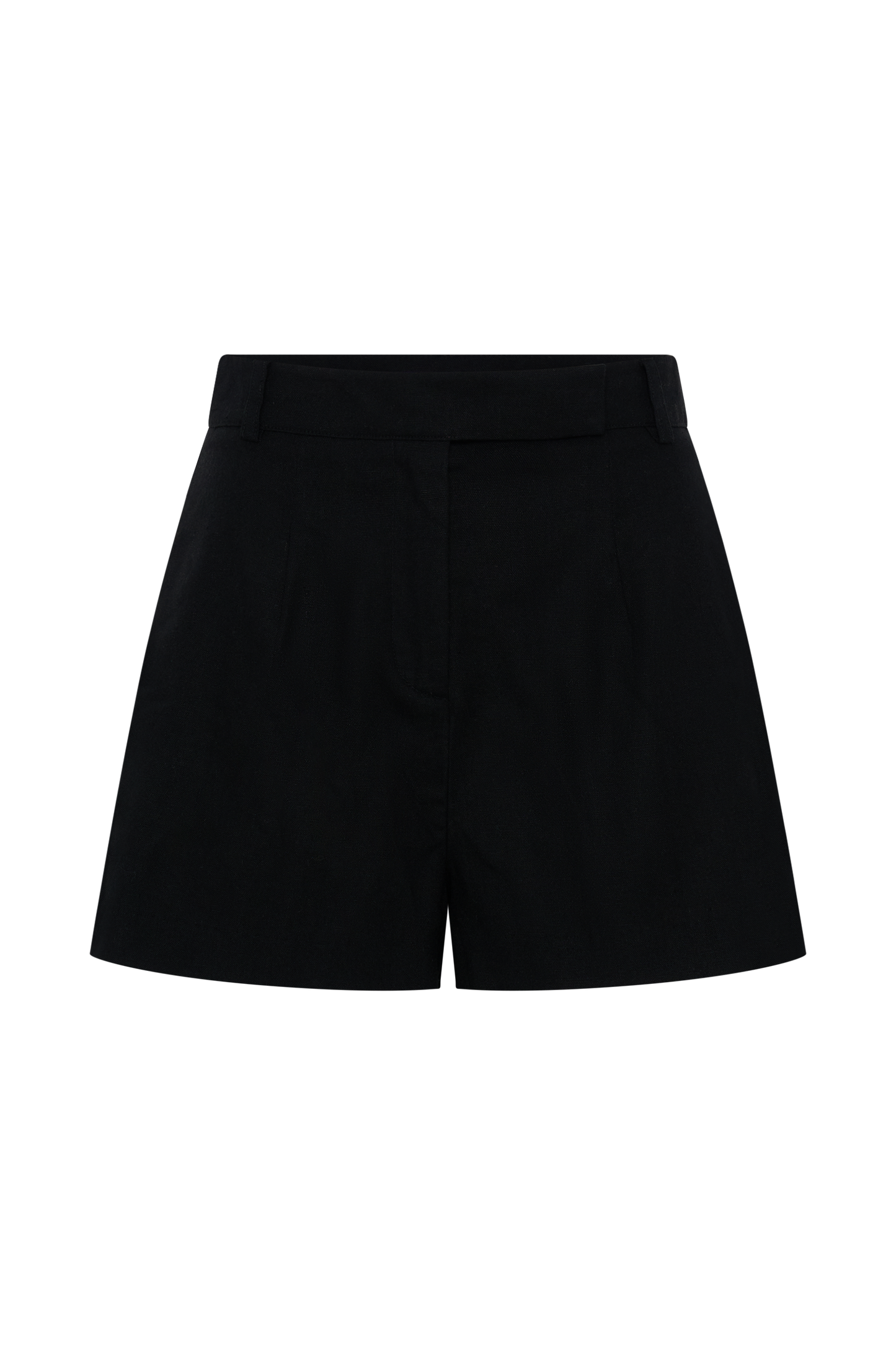 Shorts en lin Massima - Noir