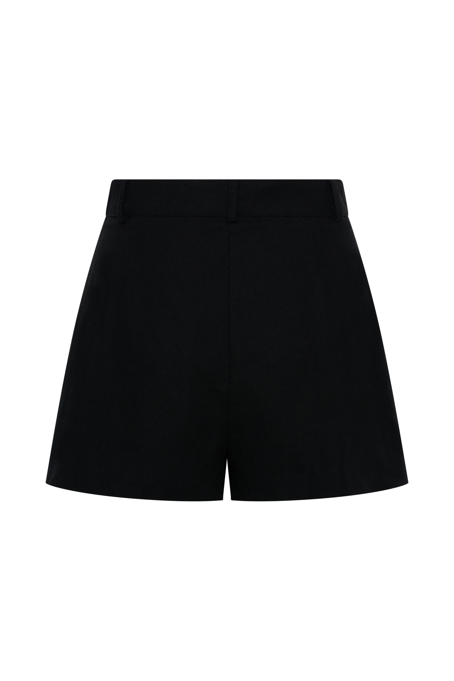 Shorts en lin Massima - Noir