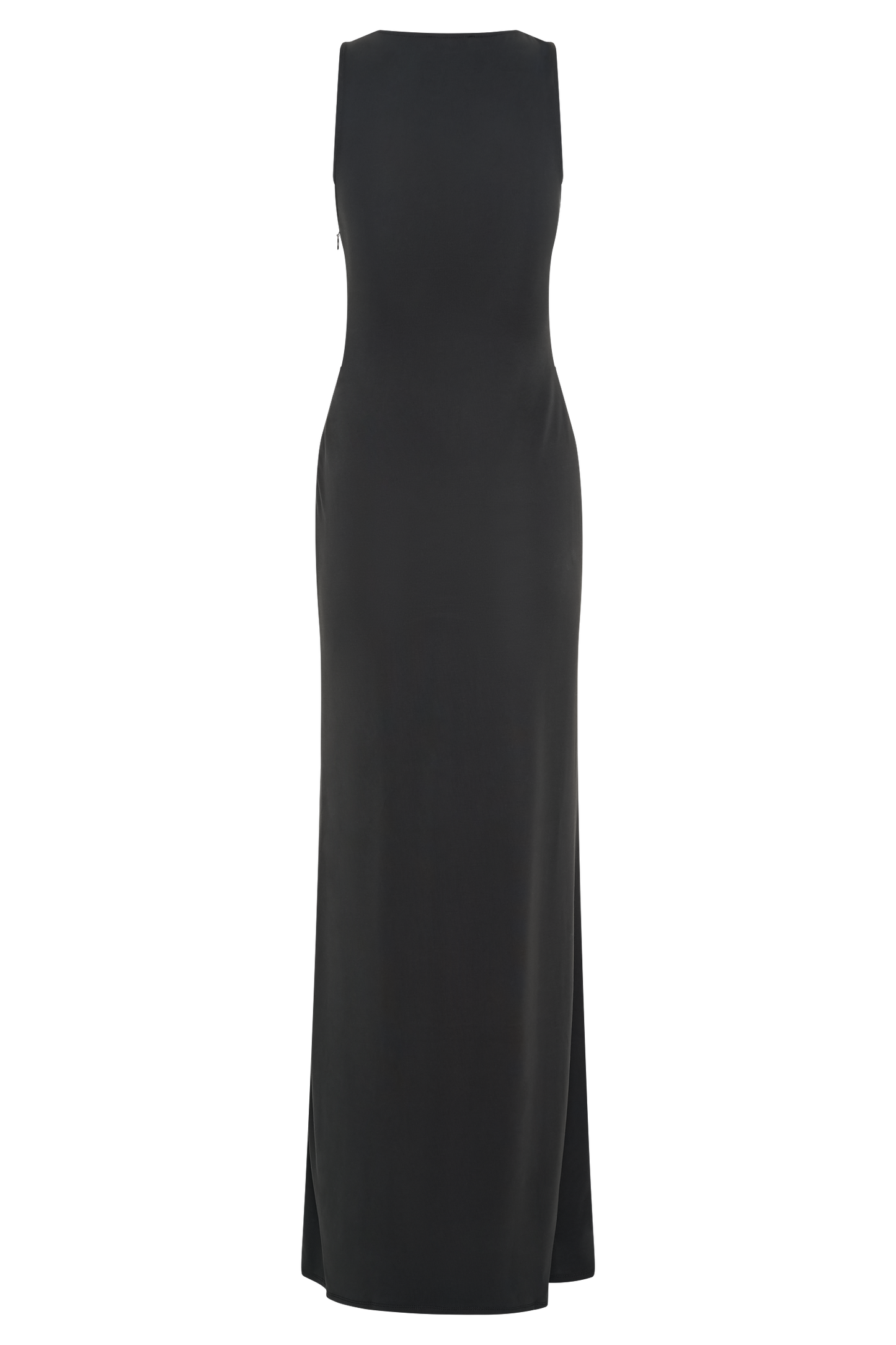 Robe Maxi en Jersey Pêche Kassidy - Noir