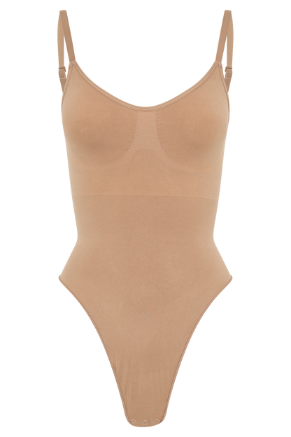 Body gainant sans dos Alyssa - Latte