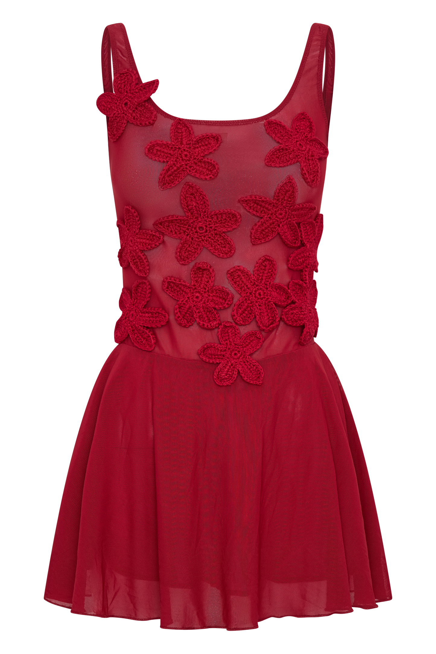 Mini-robe en maille Melanie à motifs floraux - Ruby