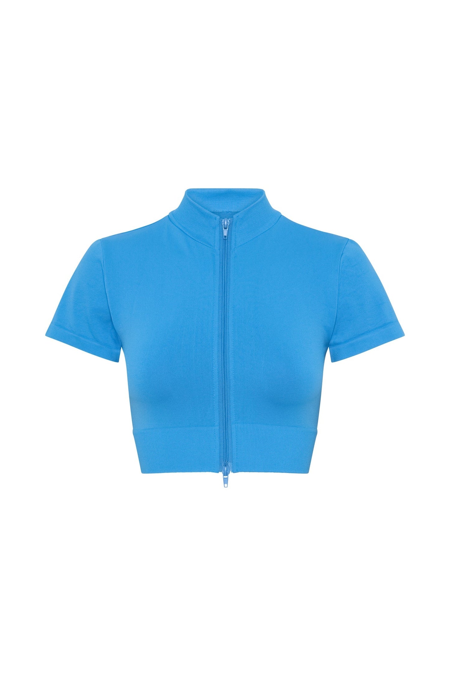T-shirt à fermeture éclair Rylie - Bleu