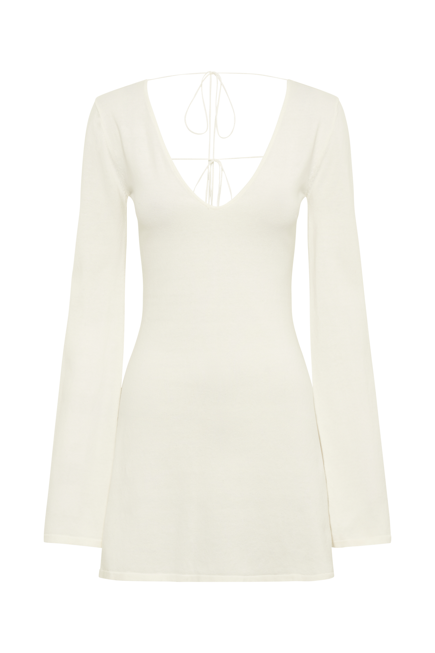 Mini-robe en tricot Jayda - Ivoire