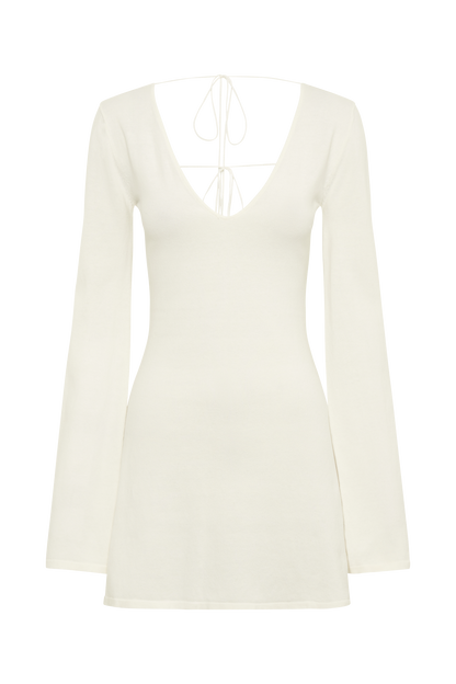 Mini-robe en tricot Jayda - Ivoire