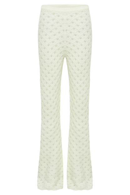 Pantalon crochet Santana - Ivoire