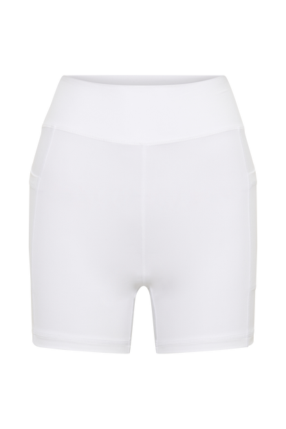Short de cyclisme Martina avec poche - Blanc