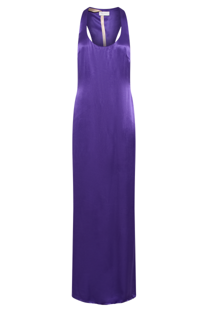 Robe Maxi Jacquelyn à dos nageur - Violet foncé