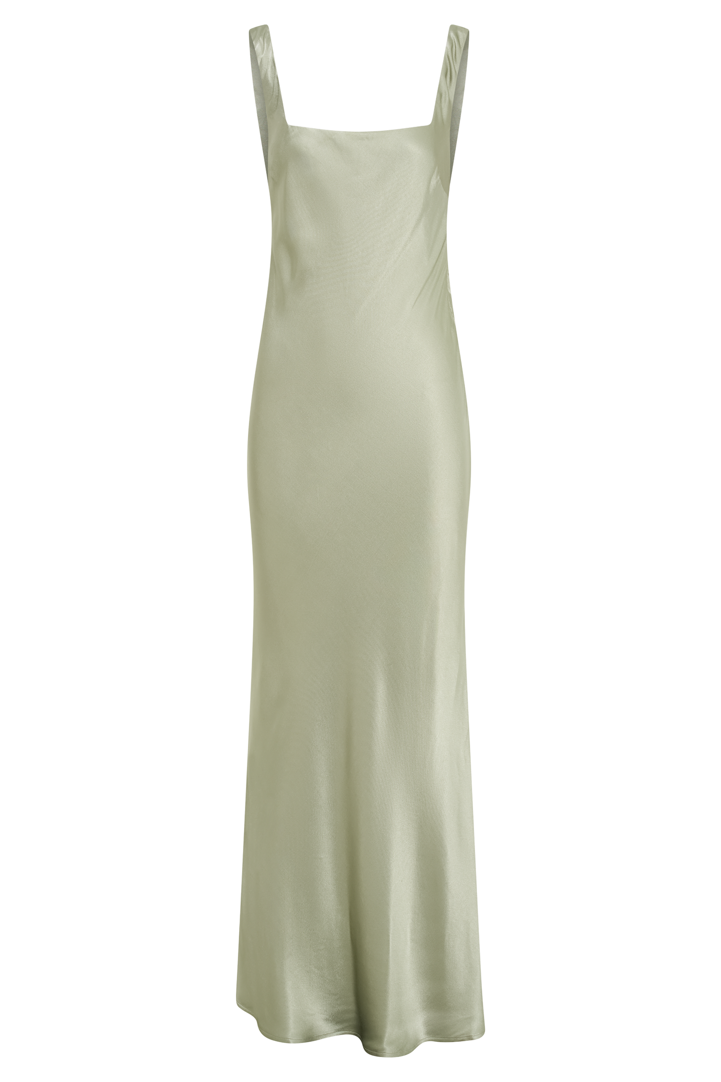 Ensley Robe Maxi en Satin - SAGE