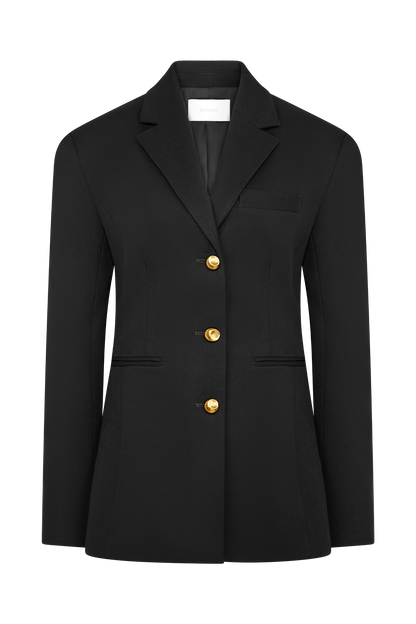 Blazer à taille ajustée Bellamy - Noir