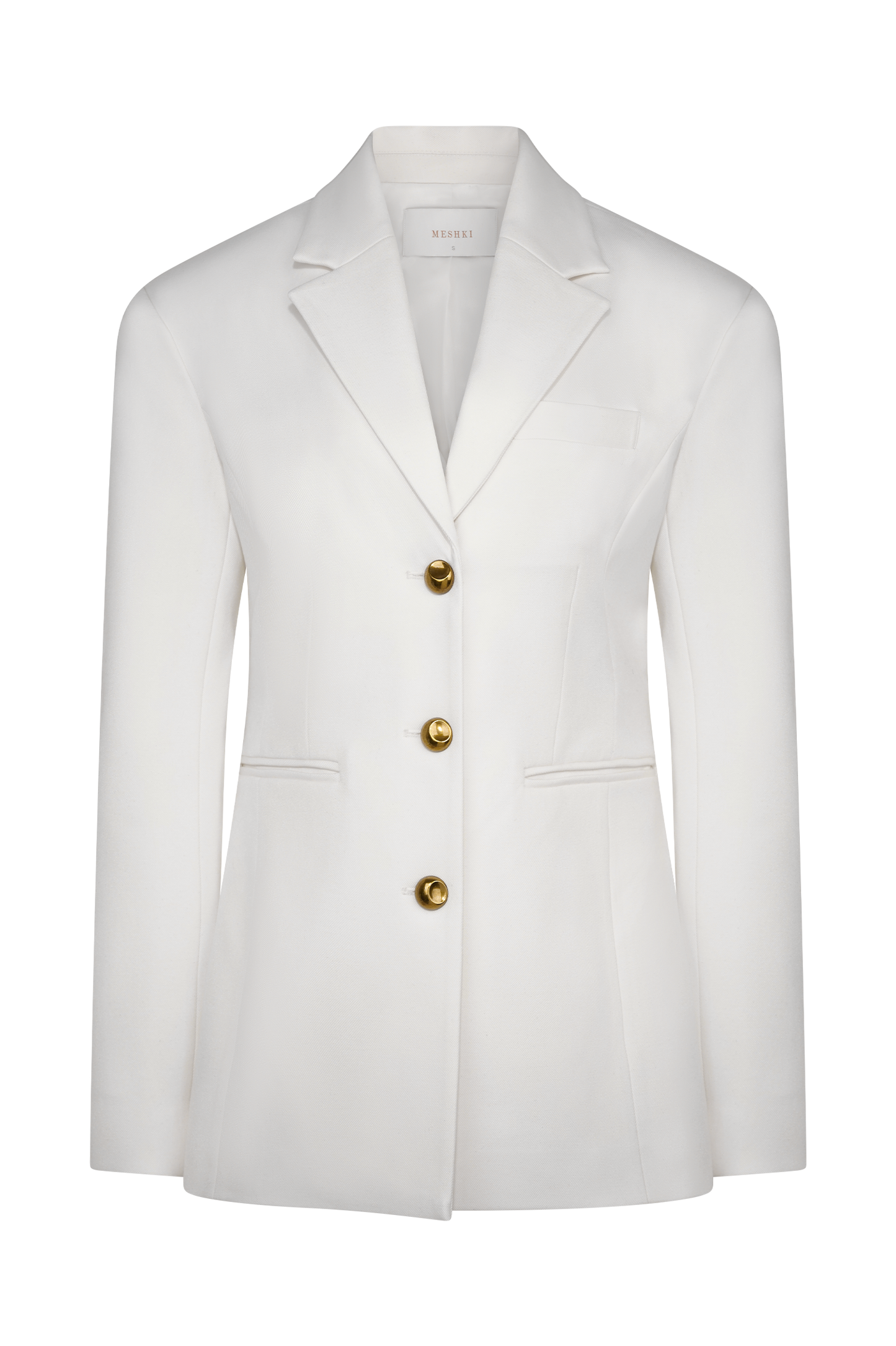 Blazer à taille ajustée Bellamy - Ivoire