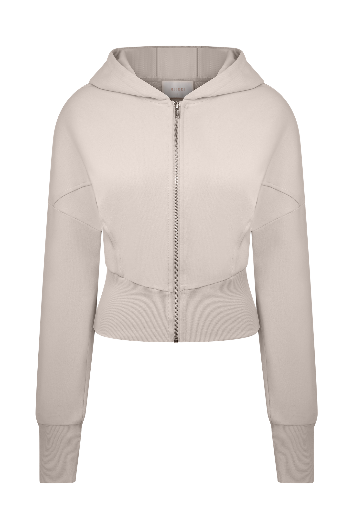 Sweat à capuche zippé Blake - Gris pierre