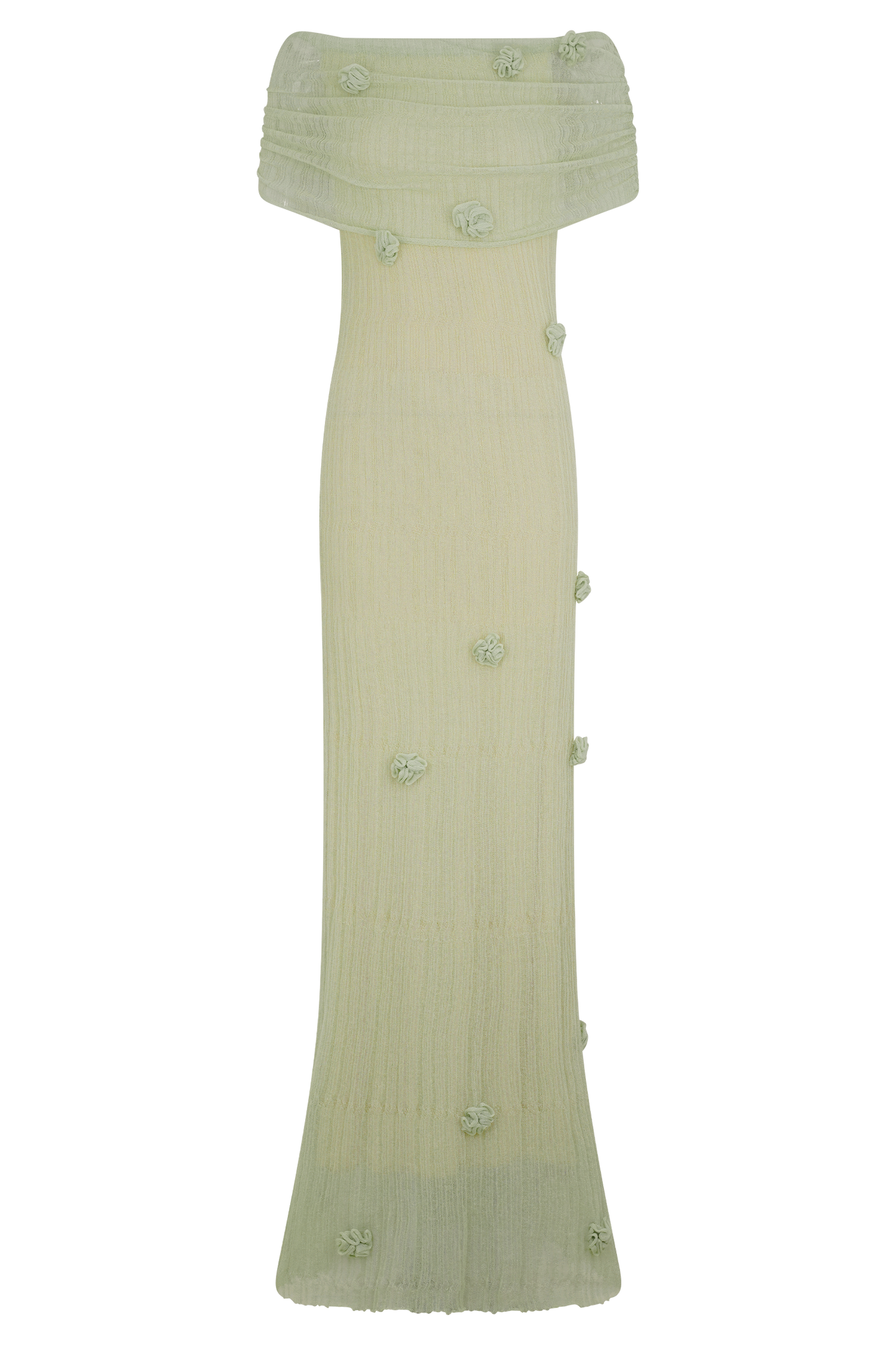 Robe Maxi Tricot Brynn Orchid - Vert Pastel