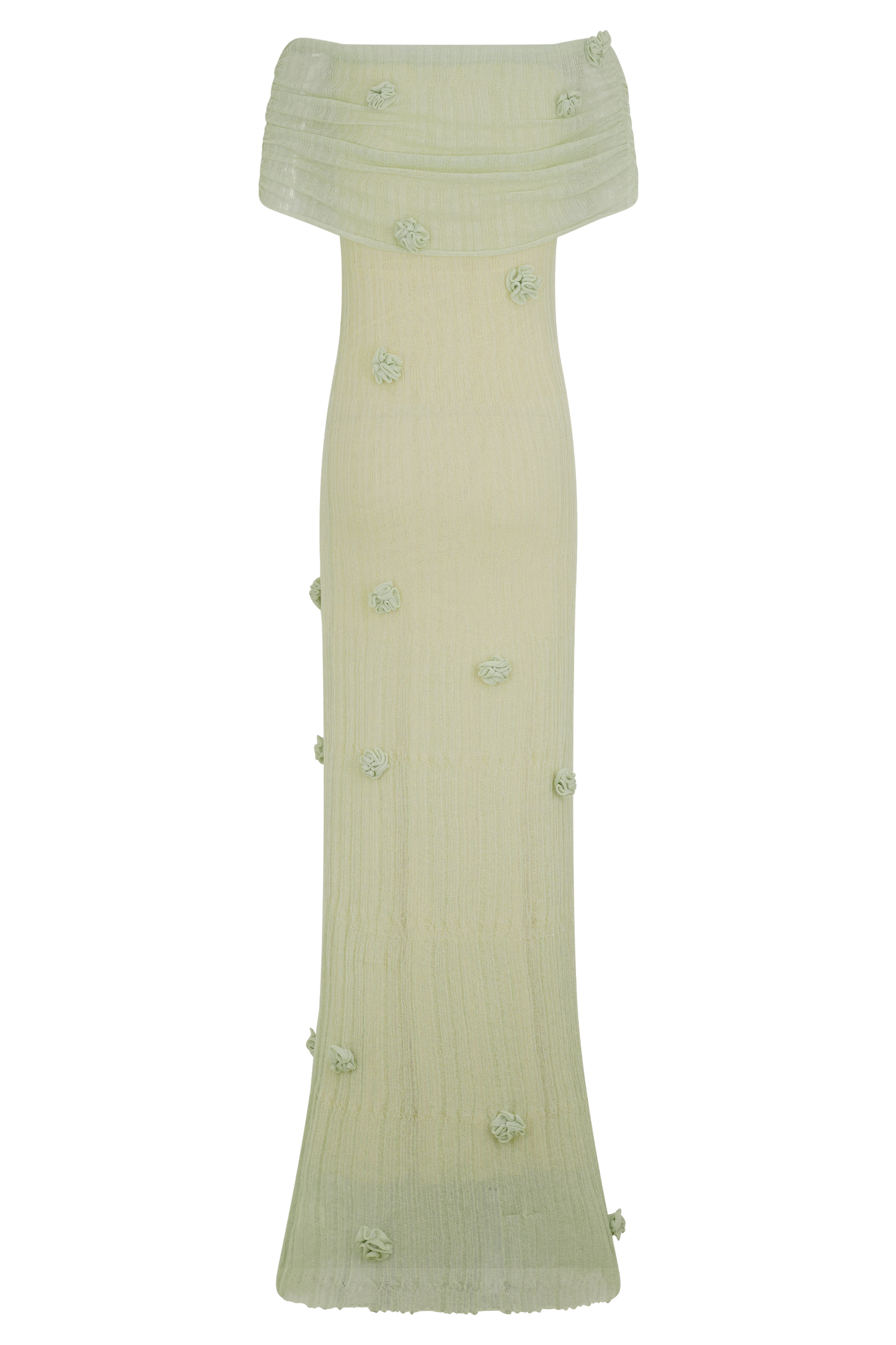 Robe Maxi Tricot Brynn Orchid - Vert Pastel