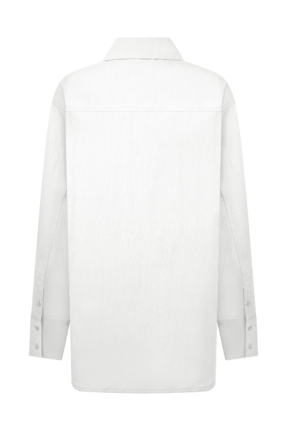 Chemise oversize en coton Campbell - Blanc