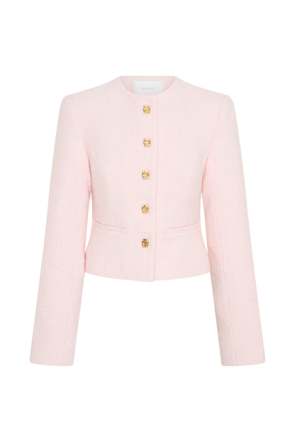 Veste Cleo Boucle - Rose Poudré