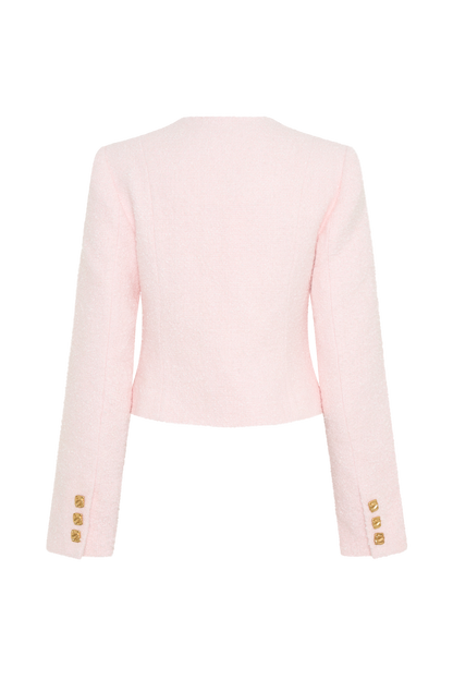 Veste Cleo Boucle - Rose Poudré
