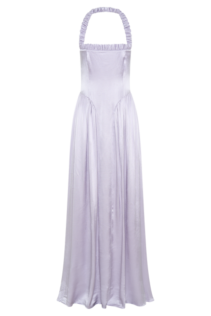 Robe Maxi Coco à Taille Tombante - Mauve