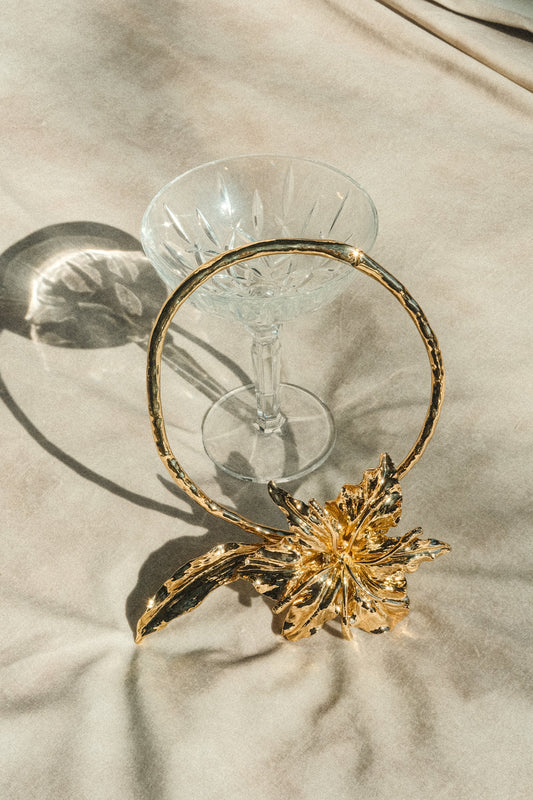 Collier floral Allona - Or