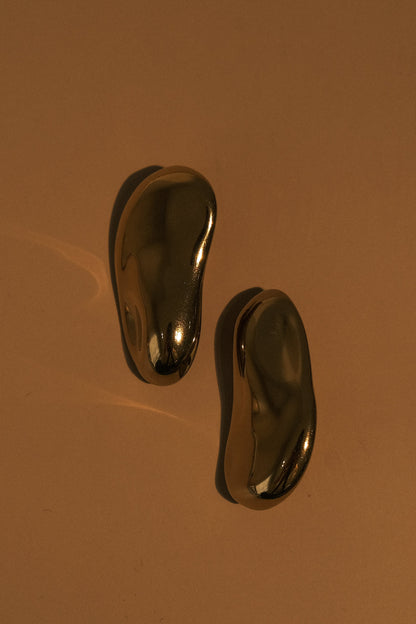 Boucles d'oreilles horizontales Alicia - Or