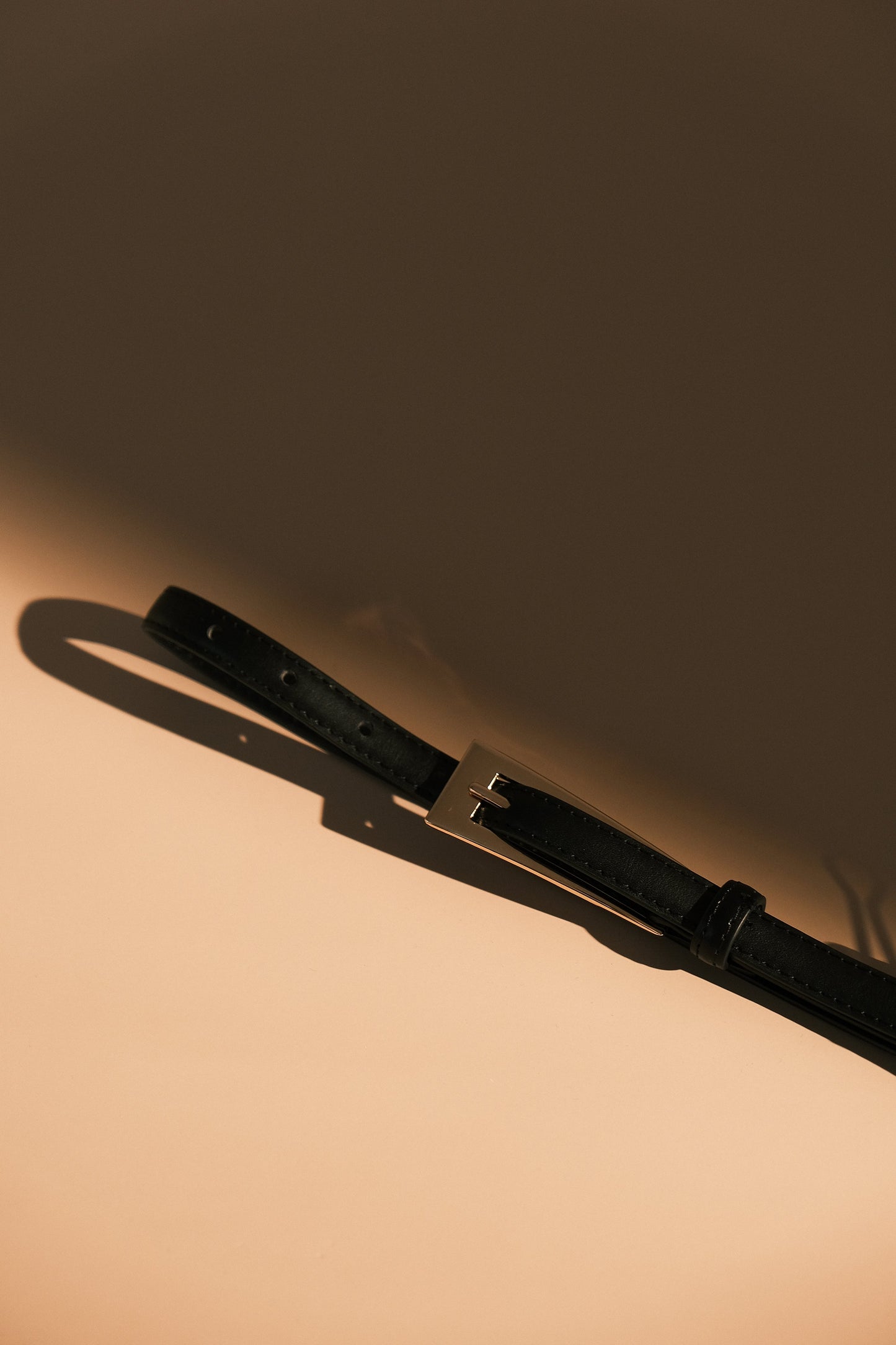 Ceinture Adrian avec boucle - Noir
