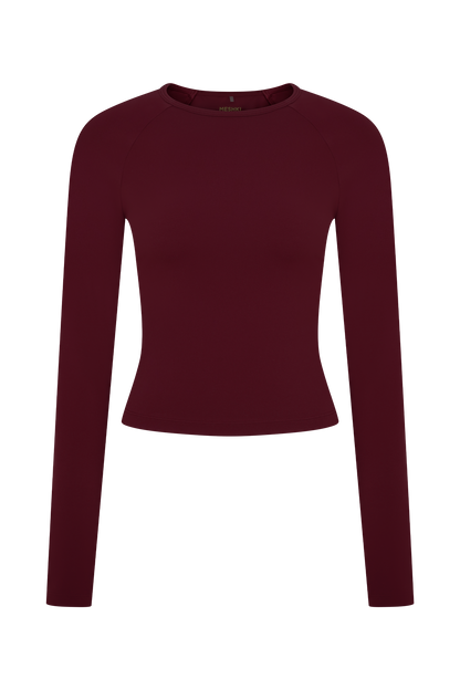 Top de sport à manches longues Eliana - Bourgogne