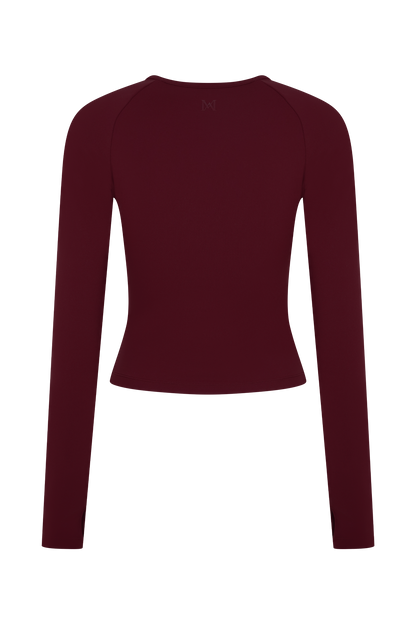 Top de sport à manches longues Eliana - Bourgogne