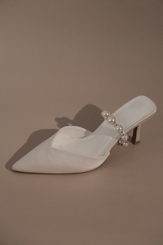 Karla Pearl Mule - Ivoire