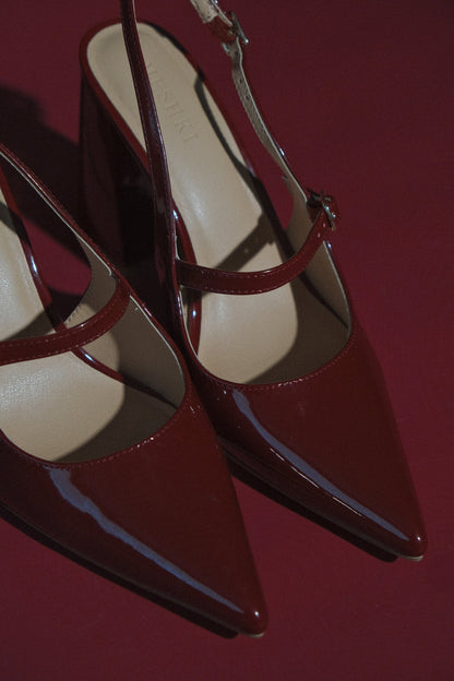 Talons pointés Valerie - Rouge
