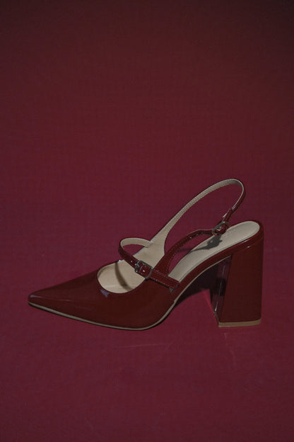 Talons pointés Valerie - Rouge