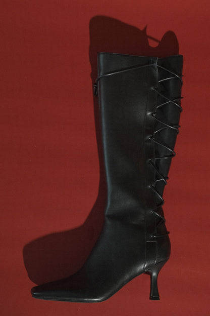 Bottes à lacets Nevaeh - Noir