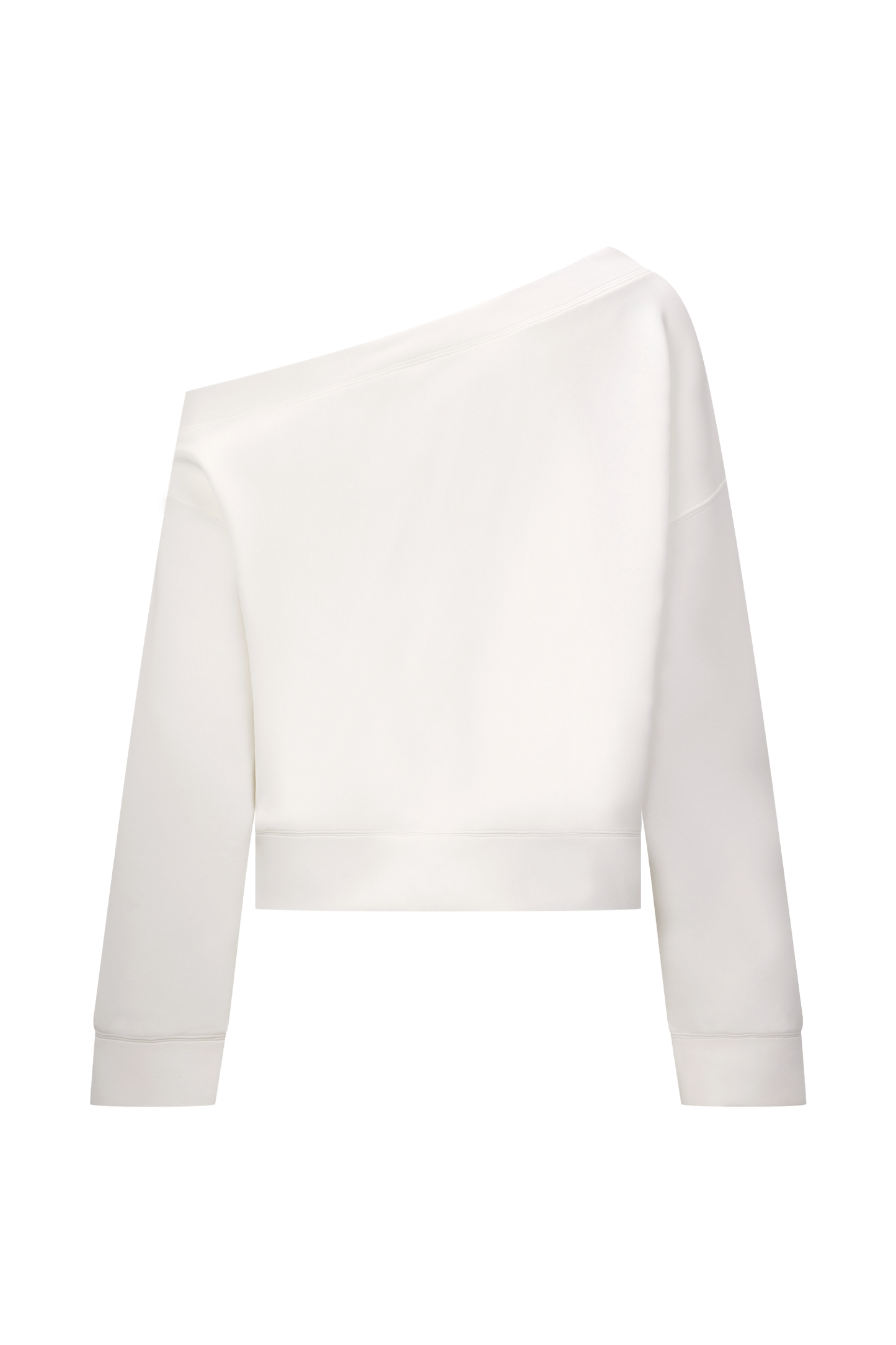 Pull col rond ample Aiden - Ivoire