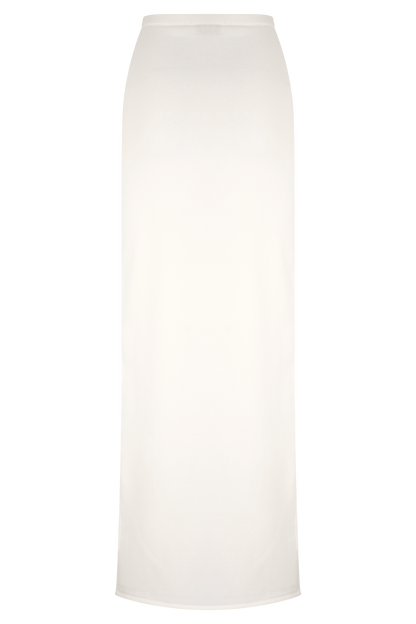 Jupe Maxi Tricot Alejandra - Blanche